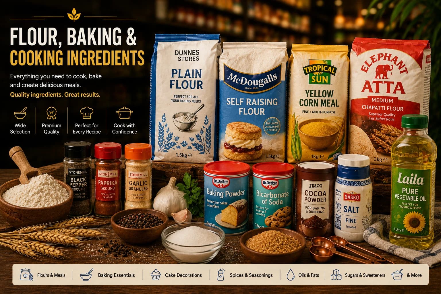 Flour, Baking & Cooking Ingredients category artwork